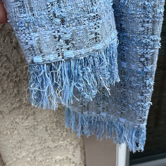 Balmain Tweed Cropped Fringe Pants - Picture 6 of 9